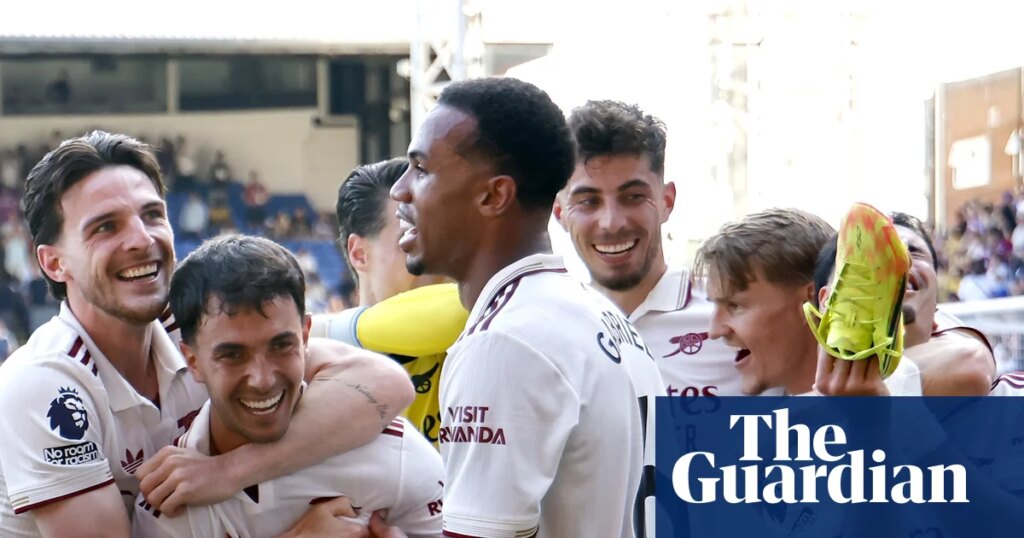 Arsenal celebrate Premier League in style with relaxed win at Crystal Palace | Premier League