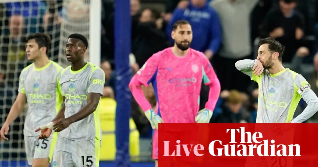 Everton 3-3 Manchester City: Premier League – as it happened | Premier League