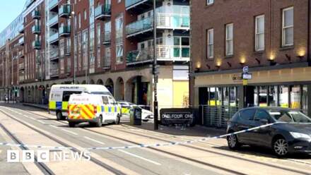Woman shot outside bar was 'innocent bystander'