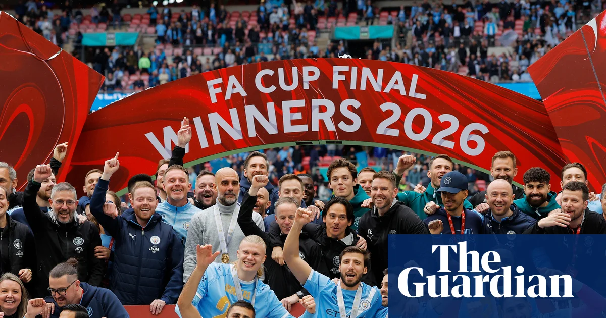 ‘Not even one beer’: Guardiola curbs City’s FA Cup celebrations with title to play for – video | FA Cup