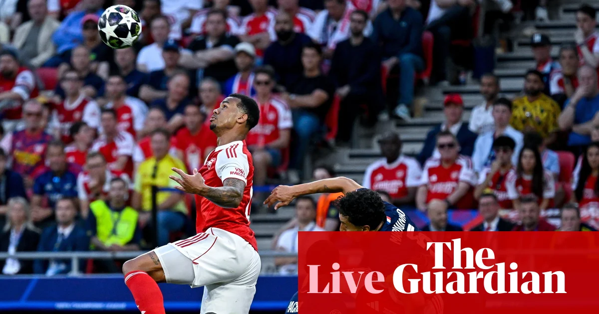 Paris Saint-Germain v Arsenal: Champions League final goes to extra time – live | Champions League