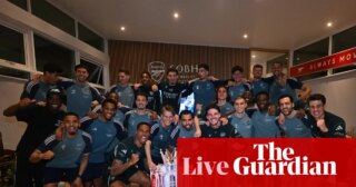 Arsenal crowned Premier League champions for first time in 22 years – live reaction | Arsenal