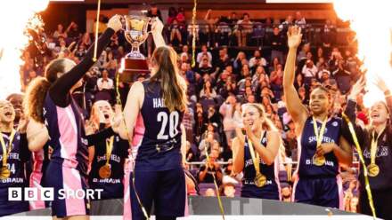 Sheffield Hatters beat Caledonia Gladiators to win Super League Basketball play-off final