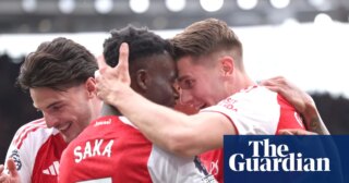 Arsenal’s statement win and Spurs climb out of the drop zone – Football Weekly | Football