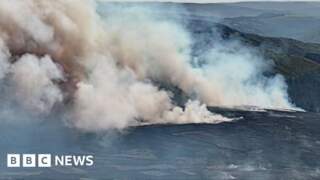 Wildfire at Peak District’s Snake Pass ‘under control’