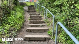 Safety work carried out on 'Cat steps' footpath