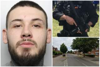 Armed police race to reports of 'gunslinger' twirling pistol on Castleford street