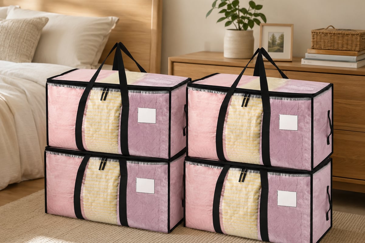 Shoppers say these storage bags are so useful around their homes they bought more than one set (aff)