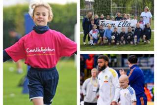 'She touched the hearts of everyone': Inspiring girls complete challenge in memory of Leeds Utd fan Ella Lynch