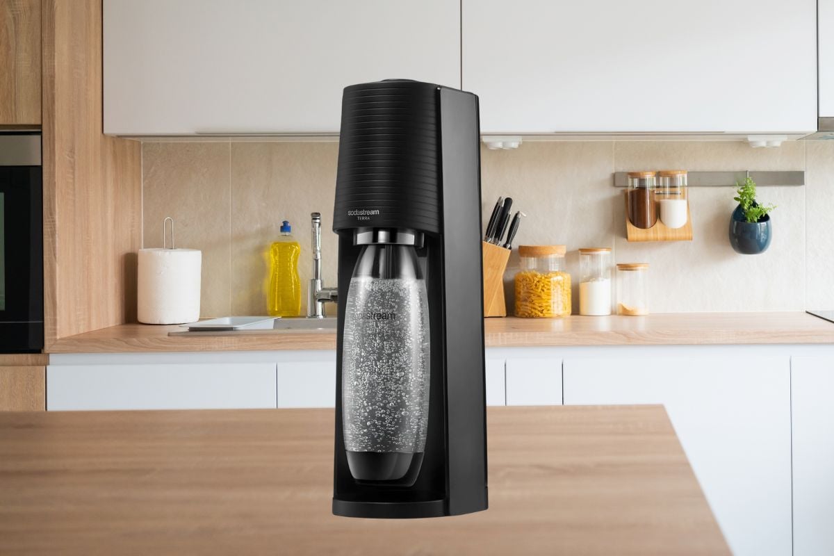 SodaStream Terra sparkling water maker drops to £56 in Amazon deal saving shoppers 48% (aff)