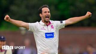 County Championship: Lewis Gregory stars as Somerset dominate against Yorkshire