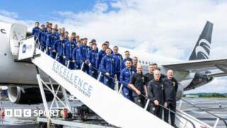 Scotland set off for World Cup – in pictures