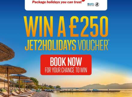 Travel column with Katie Butler of Total Travel. Last chance to win £250 off your next Jet2holiday