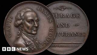 £25 car boot Captain Cook medal sells for £5,000