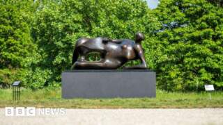 Henry Moore sculpture moves to new Kew Gardens home