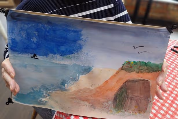 ‘I’m proud when I can show people what I’ve painted’ – Hull care home residents build skills through dementia art class