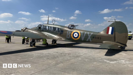 WW2 plane built at Yeadon returns to Yorkshire