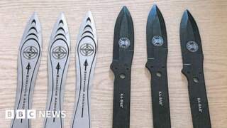 Knives and illegal cigarettes found in shop raids