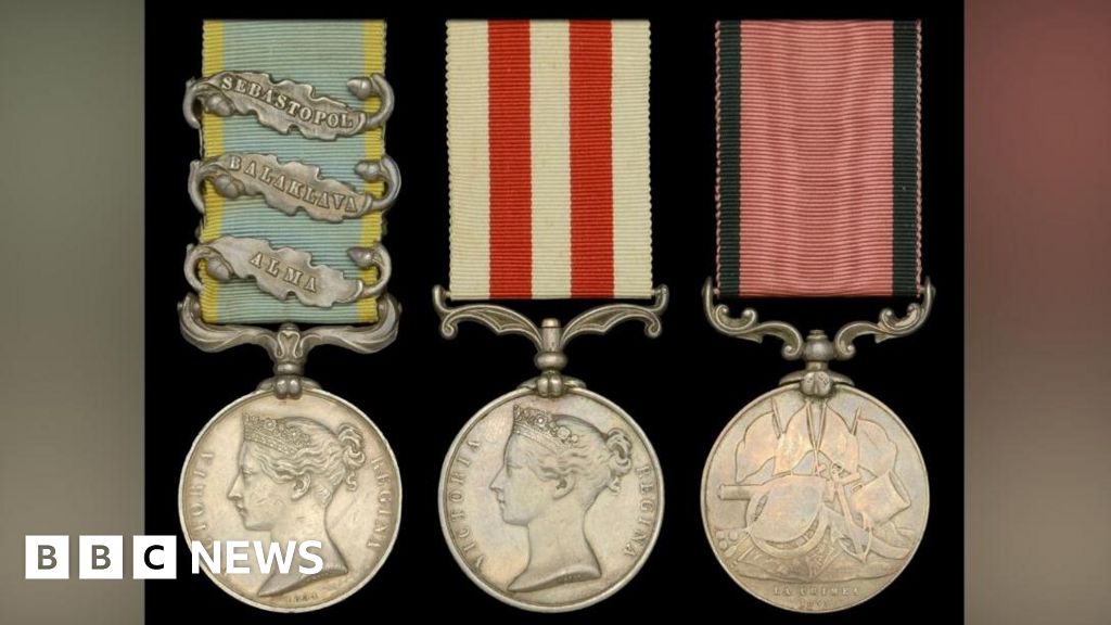 Light Brigade soldier's medals up for sale