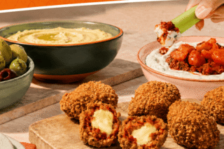 There's more than 50 tempting veggie options in Sainsbury's three for £8 football picky bits deal (aff)