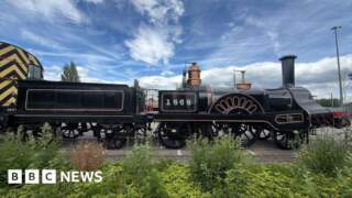 Steam loco makes 213-mile road trip to new home