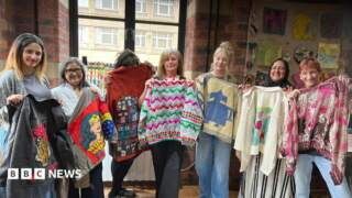 First-time models wear upcycled clothes at Bradford fashion show