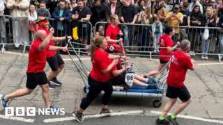 German team join 60th anniversary bed race