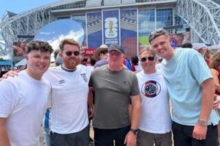 Ten glorious pictures as Leeds United fans descend on Dallas for England's World Cup 2026 campaign