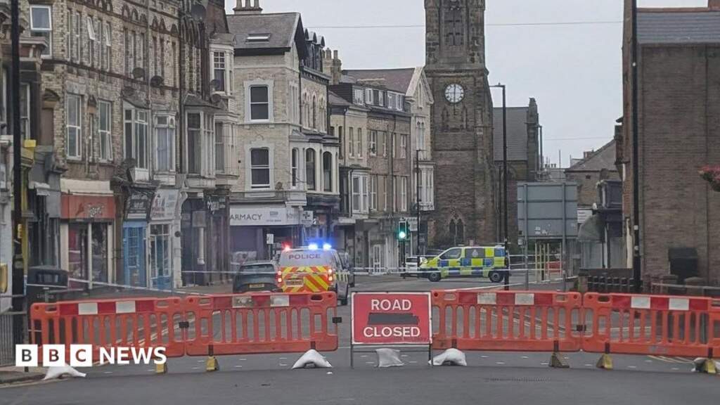 Police cordon off roads after Scarborough incidents