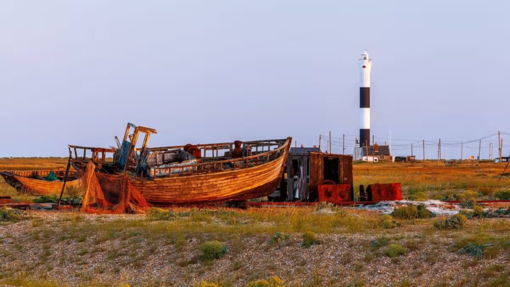 UK’s only desert looks ‘post-apocalyptic’ with abandoned power station and huts