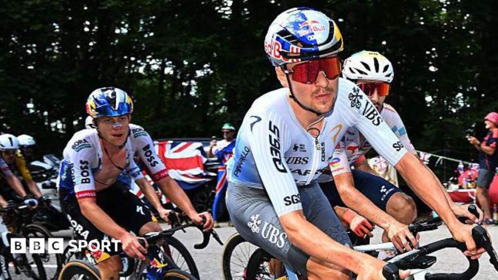 Tour de France 2026: Tom Pidcock up to fourth as Mauro Schmid wins stage 13