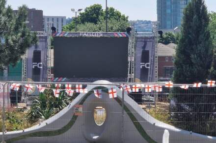 Devonshire Green Fan City is match ready for England vs Norway World Cup clash