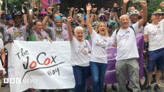 Annual Jo Cox cyclists set off on 290-mile ride