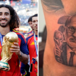 Marc Cucurella gets tattoo of Spain manager after World Cup win