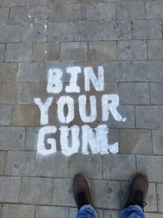 Chewing gum blitz to resolve sticky situation in Leeds city centre