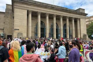 Hundreds march through Sheffield city centre as 'Radical Pride' returns