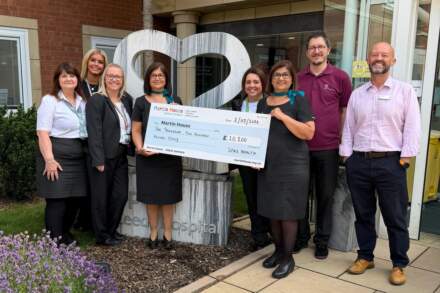 Spire Leeds Hospital raises £10,200 for Martin House Children’s Hospice