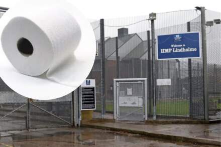 Prison guard romped in toilet with inmate lover who posed for photos in cell wearing women's underwear