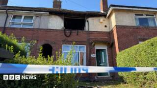 Crews work overnight to tackle Sheffield house fire