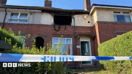 Crews work overnight to tackle Sheffield house fire