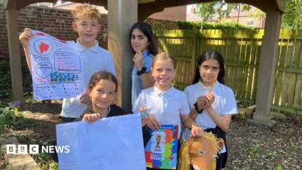 Schoolchildren in Leeds fill time capsules to be opened in 2126