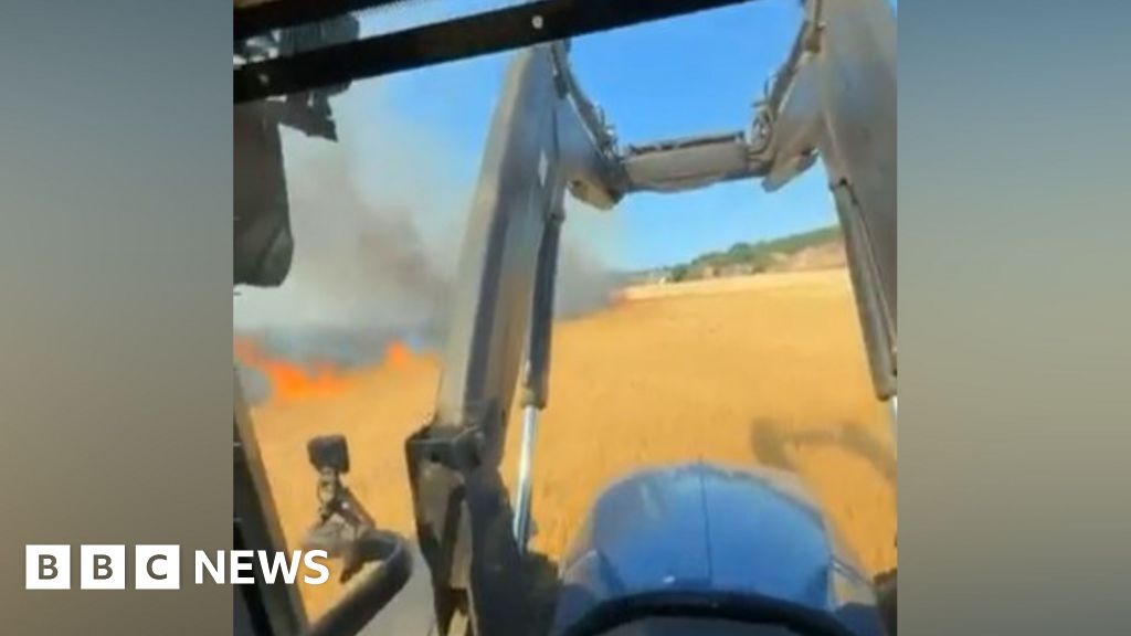 Teenagers arrested over suspected field arson near York