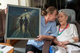 Sheffield WWII codebreaking hero and artist celebrates 105th birthday