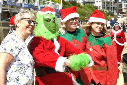 Santa on the sands and a full-on festive vibe as Bridmas comes to the East Yorkshire coast – in pictures