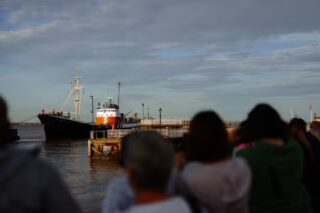 Arctic Corsair successfully makes final journey to new home in Hull