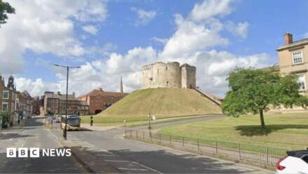 Girl, 3, suffers serious head injuries in crash near Clifford’s Tower