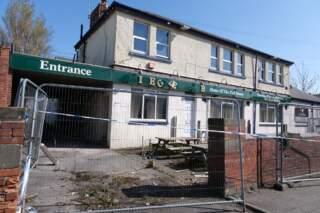 Full Monty club goes up in flames on Sheffield estate as firefighters tackle blaze