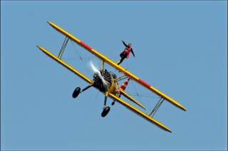 Age won't ground 80-year-old daredevil as wing walk approaches for Rotherham animal sanctuary