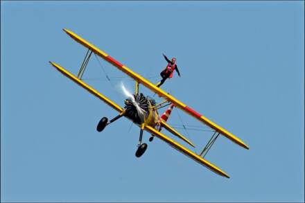 Age won't ground 80-year-old daredevil as wing walk approaches for Rotherham animal sanctuary
