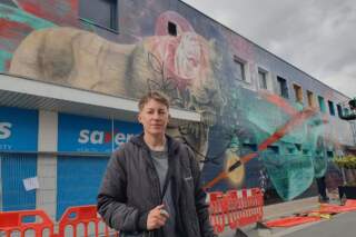 Giant new mural in Castleford town centre